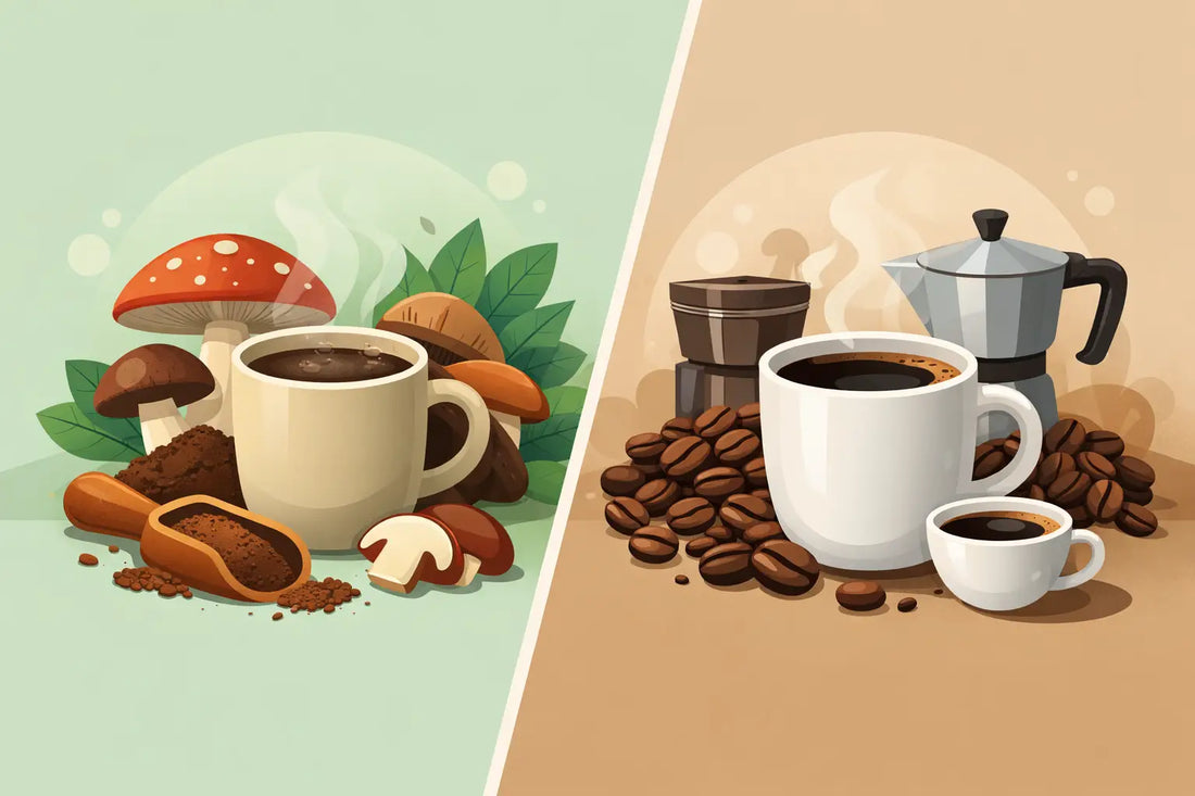 Mushroom Coffee vs Regular Coffee Compared