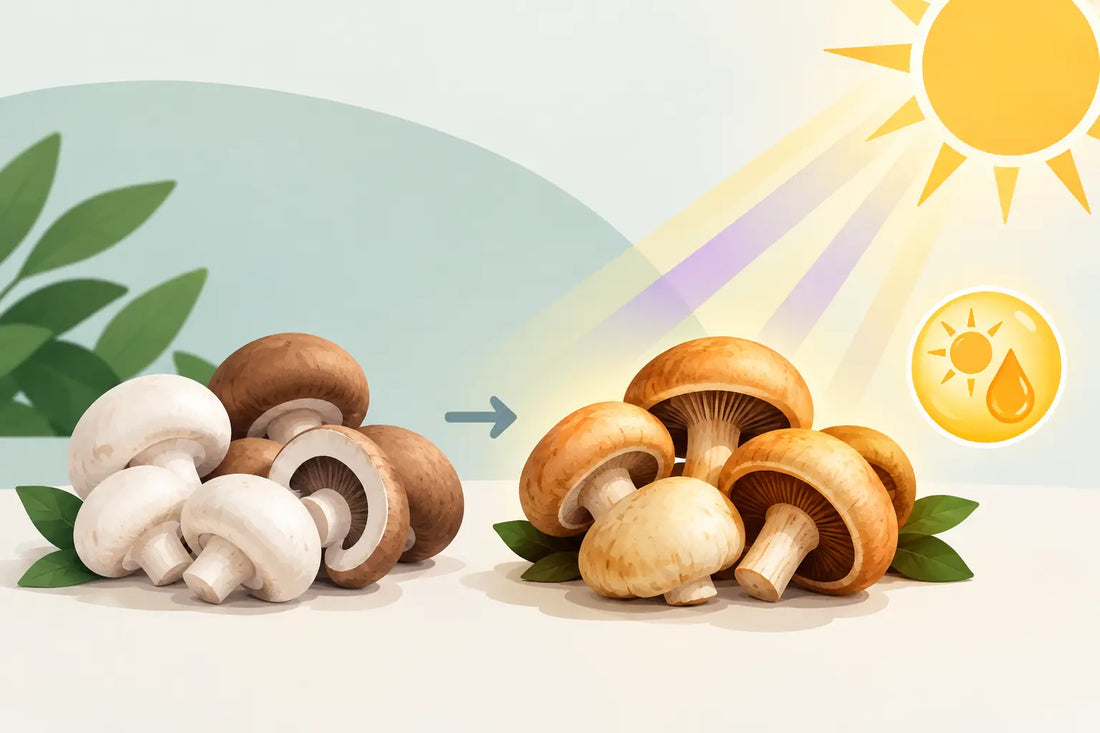 Which Mushrooms Contain Vitamin D After UV Exposure?