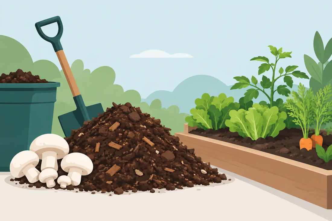 How to Use Mushroom Compost in Your Garden