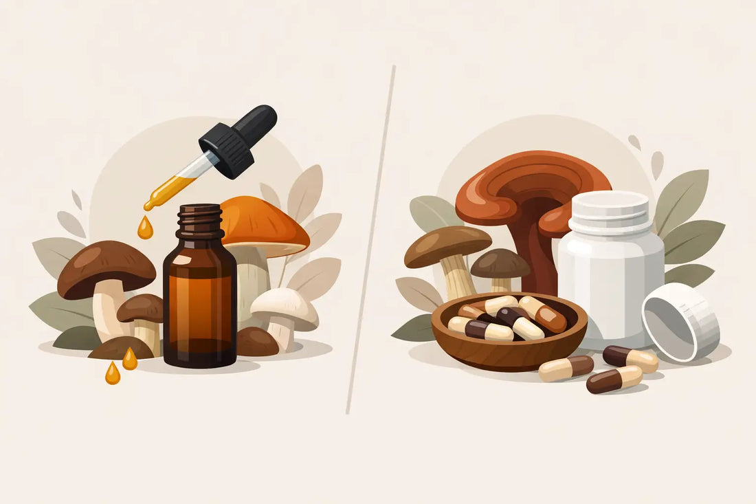 Mushroom Drops vs Capsules for Daily Wellness